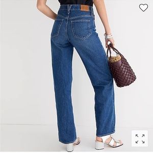 J Crew High rise 90’s wide leg jeans